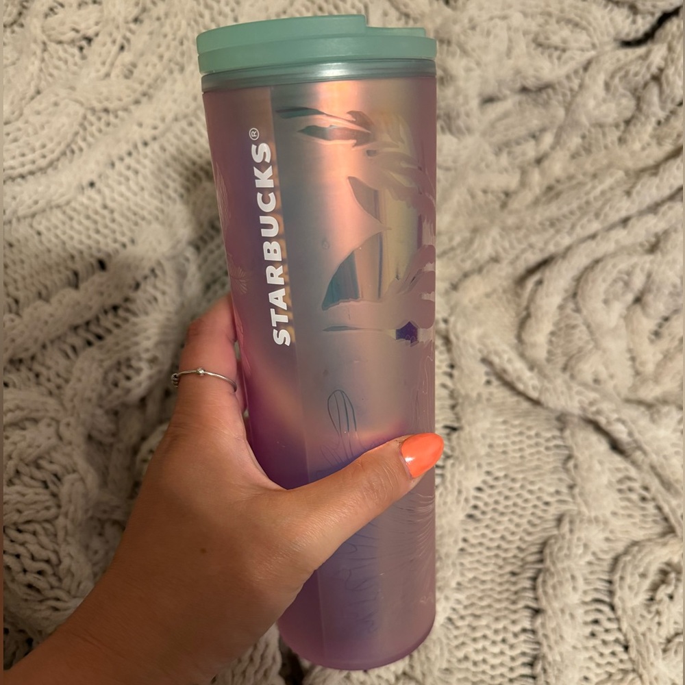NWT - Iridescent Mermaid Starbucks Cup